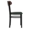 Flash Furniture Green Vinyl Seat Dining Chair with Walnut Wood Back XU-DG6V5GNV-WAL-GG - alternate 10